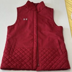Under Armour  Storm US Marine Corps embroidered  Burgundy Quilted Vest